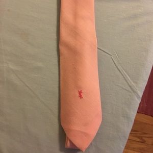 Pink Yves Saint Laurent Tie!